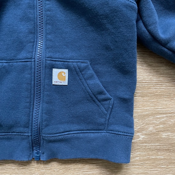 Carhartt Boys' Long-Sleeve Full-Zip Hooded Sweatshirt - Picture 2 of 9